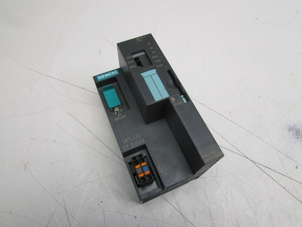 SIEMENS SIPLUS ET200S IM151-7 CPU 6AG1151-7AA21-2AB0 ESTAND:02 XLNT USED TAKEOUT