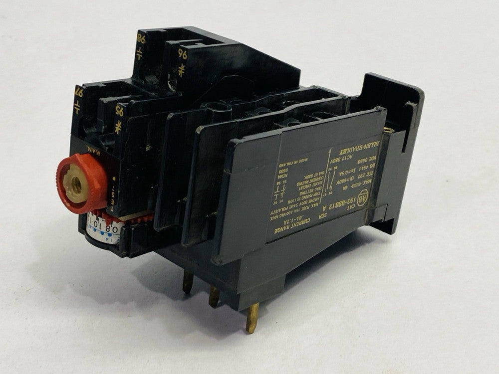 Allen Bradley 193-BSB12 Ser A Overload Relay 0.8A-1.2A
