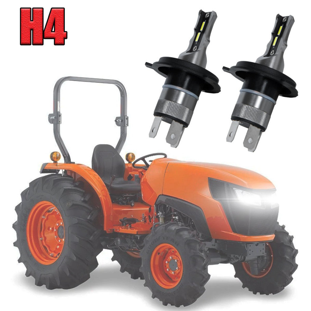 2 Bright LED light bulbs For Kubota M L MX series tractors headlamp, 3C081-75810