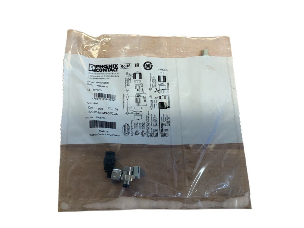 1pc Phoenix Contact Connector SACC-M8MS-3PCON