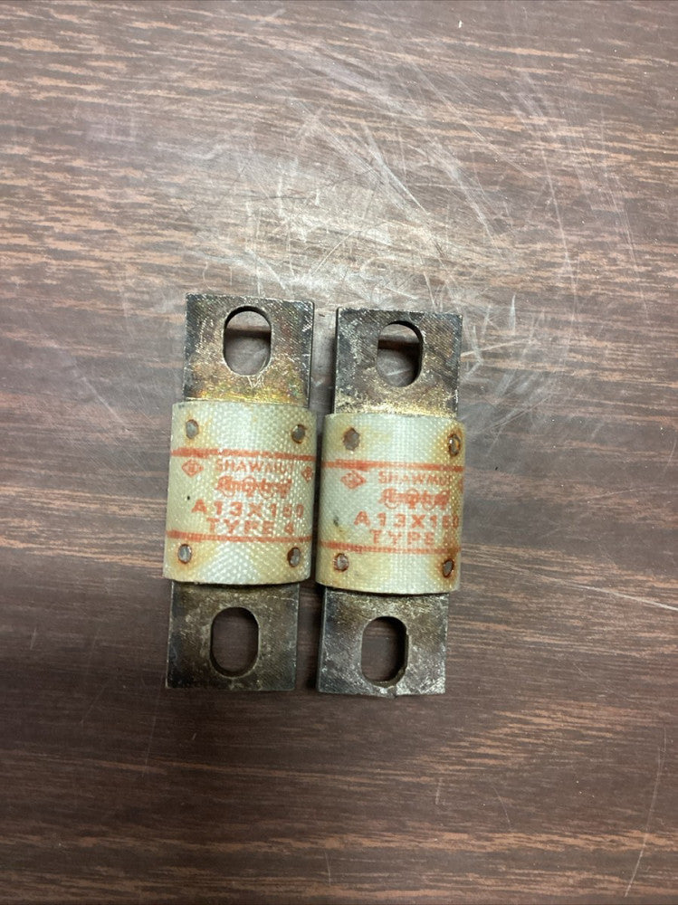 NEW FERRAZ SHAWMUT AMPTRAP 150 AMP FUSE A13X150 150 AMP LOT OF 2