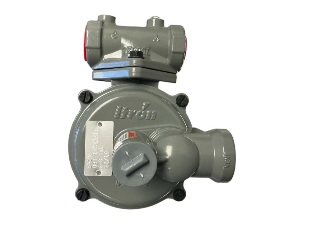 Itron B42R Gas Pressure Regulator 3/4"x3/4" 6-8" W.C. Spring Orifice 1/8"x3/16"