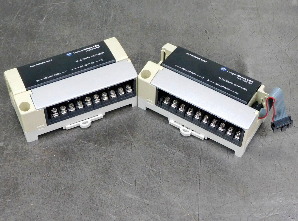Allen Bradley 1790-T0B16X Expansion Compact Block DC IP20 Lot of Two (2)