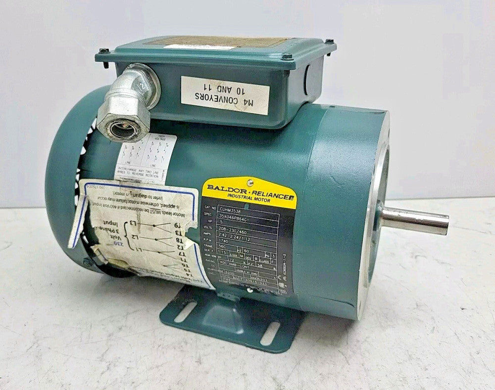 Baldor Reliance  .5 Hp Motor UH Series 60 Hz Tefc 3 Ph 37KW 230/460V CUHM3538