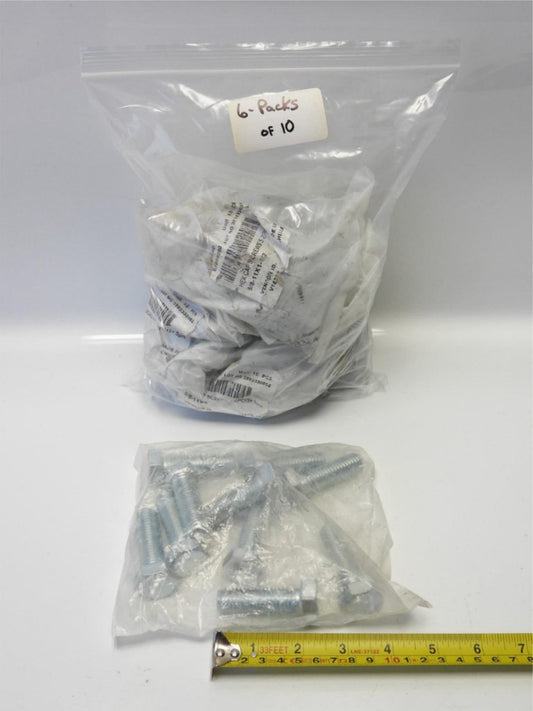 (Lot of 60) 5/8-11x 2 Hex Head Bolt Cap Screw Grade 5 Zinc Plated