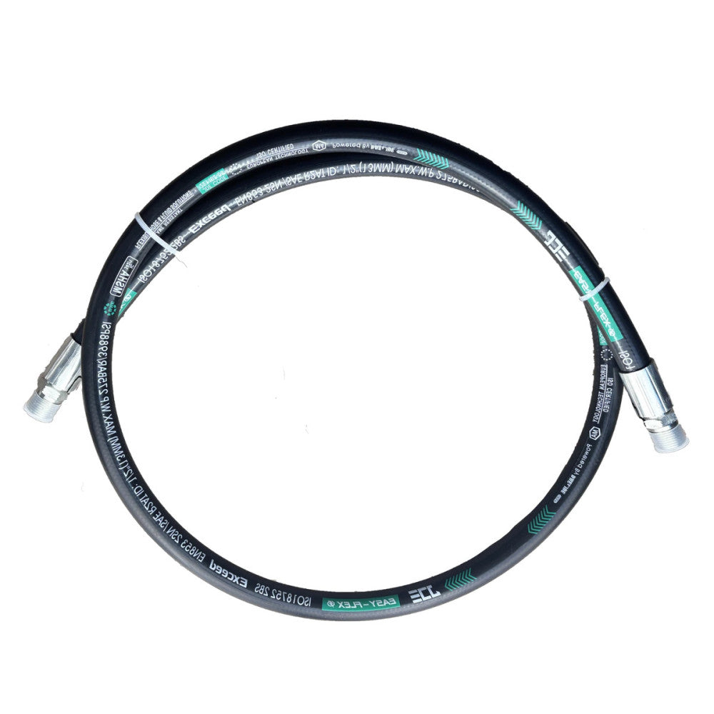 Hydraulic Hose Swivel Assembly 3/4" with Male NPT X Male NPT,12" Long 3118 PSI