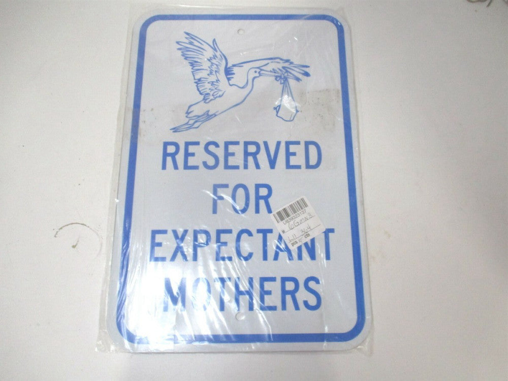 Brady (115713) 12" x 18" Reserved for Expectant Mothers Aluminum Parking Sign 