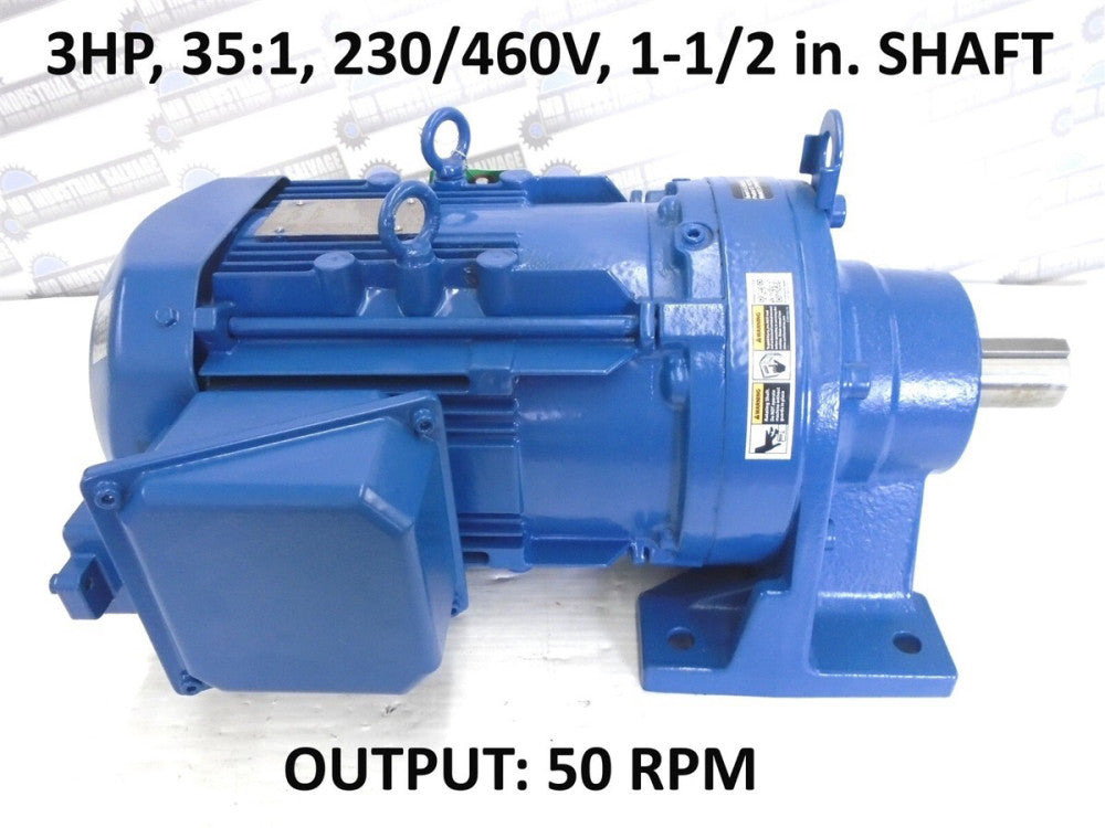 SUMITOMO - CNHM3-6125YB-EP-35 - 35:1 GEARMOTOR REDUCER - 3HP - 1740RPM 230/460