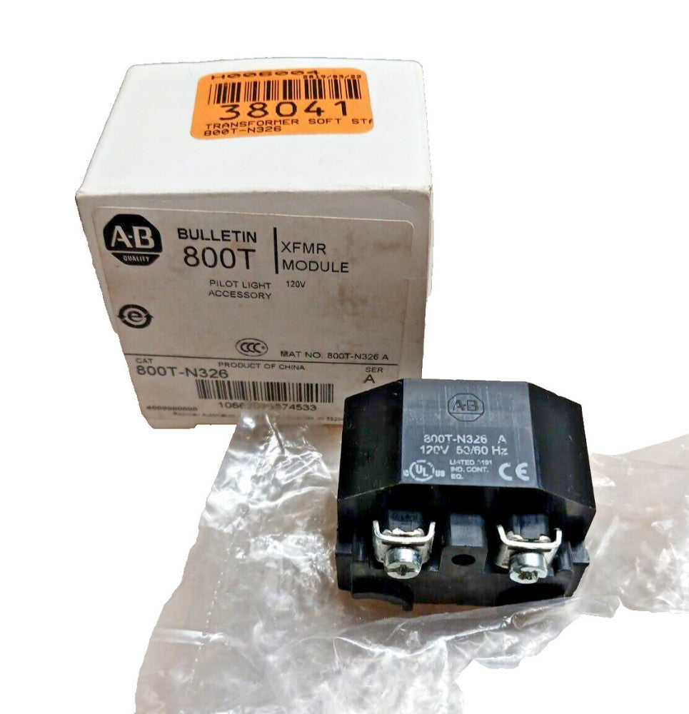 NEW ALLEN BRADLEY 120 VAC TRANSFORMER MODULE FOR PILOT LIGHT  800T-N326