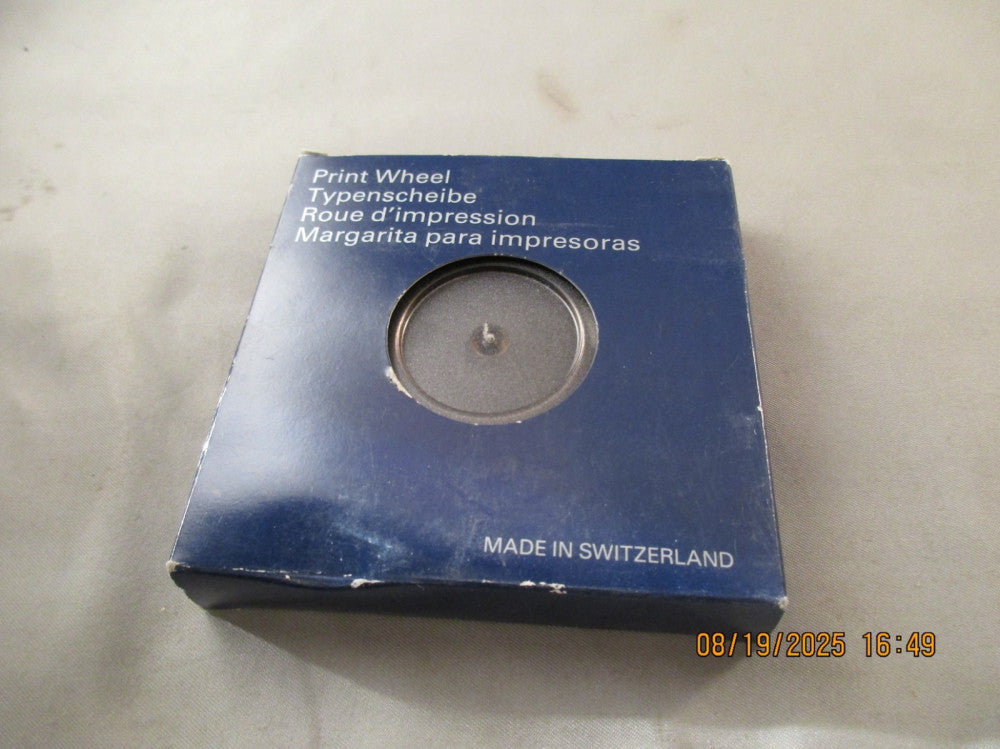 Rarotype Compatible Canon Prestige Elite 12 Printwheel used is in good condition