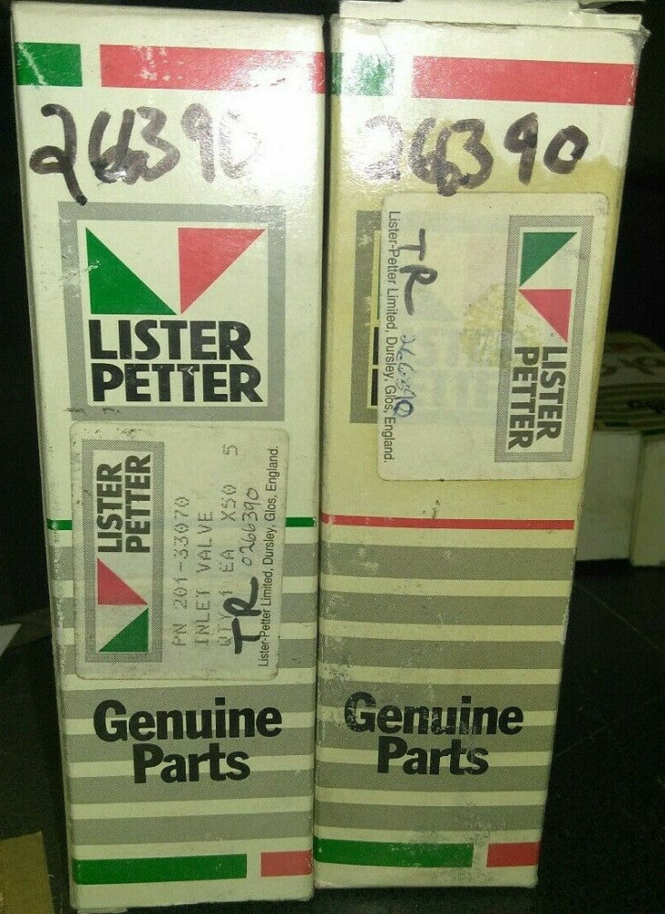 NEW Lister Petter IN Valve Part No. 201-33070