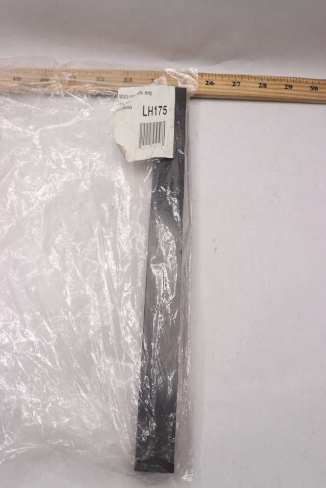 Staples Warehouse Label Magnetic Strips White 1" x 12" LH175
