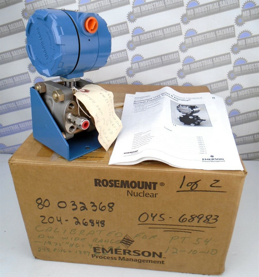  Rosemount - 1153 - B Alphaline Nuclear Pressure Transmitter 0-300 (NEW in BOX)