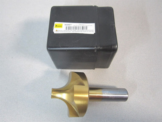 (183-6437) 3/4" x 11/16" x 2-1/4" OAL HSS 4FL Corner Rounding End Mill 