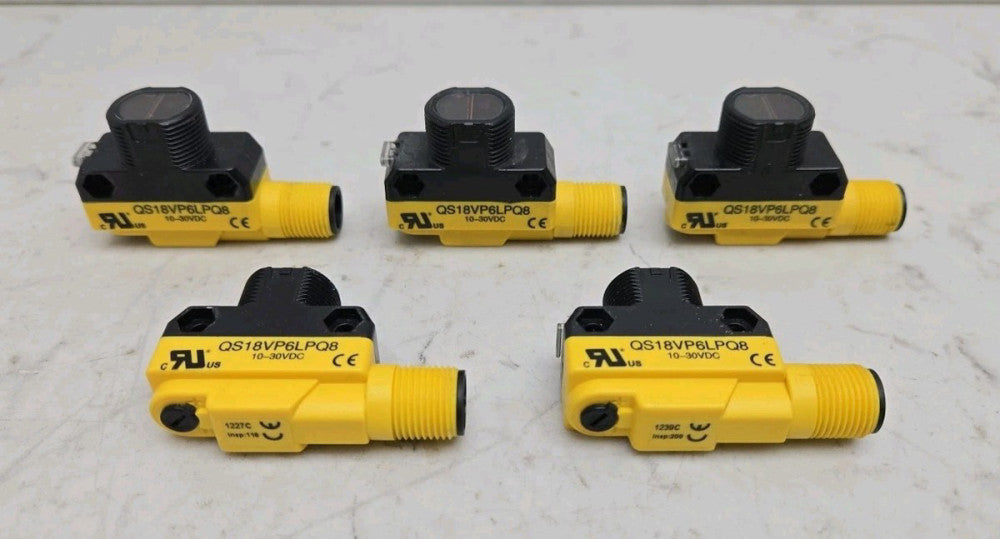 5 Pack Banner QS18VP6LPQ8 Polizarized Retro Sensing Photoelectric Sensor