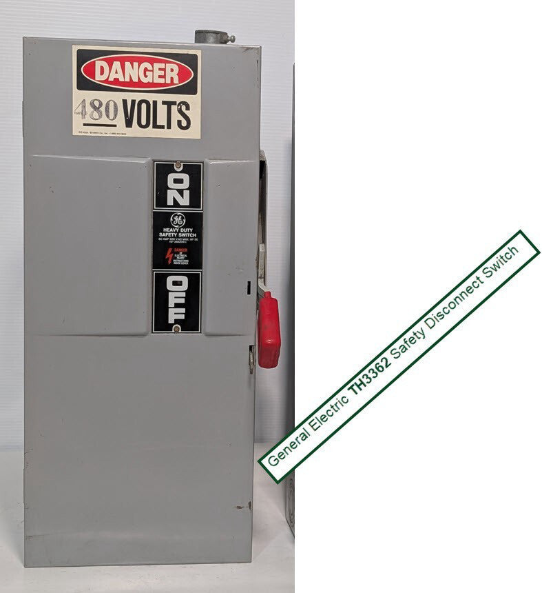 General Electric TH3362 Mod 7 Safety Disconnect Switch, 3 Fuse, 60A, 600vac