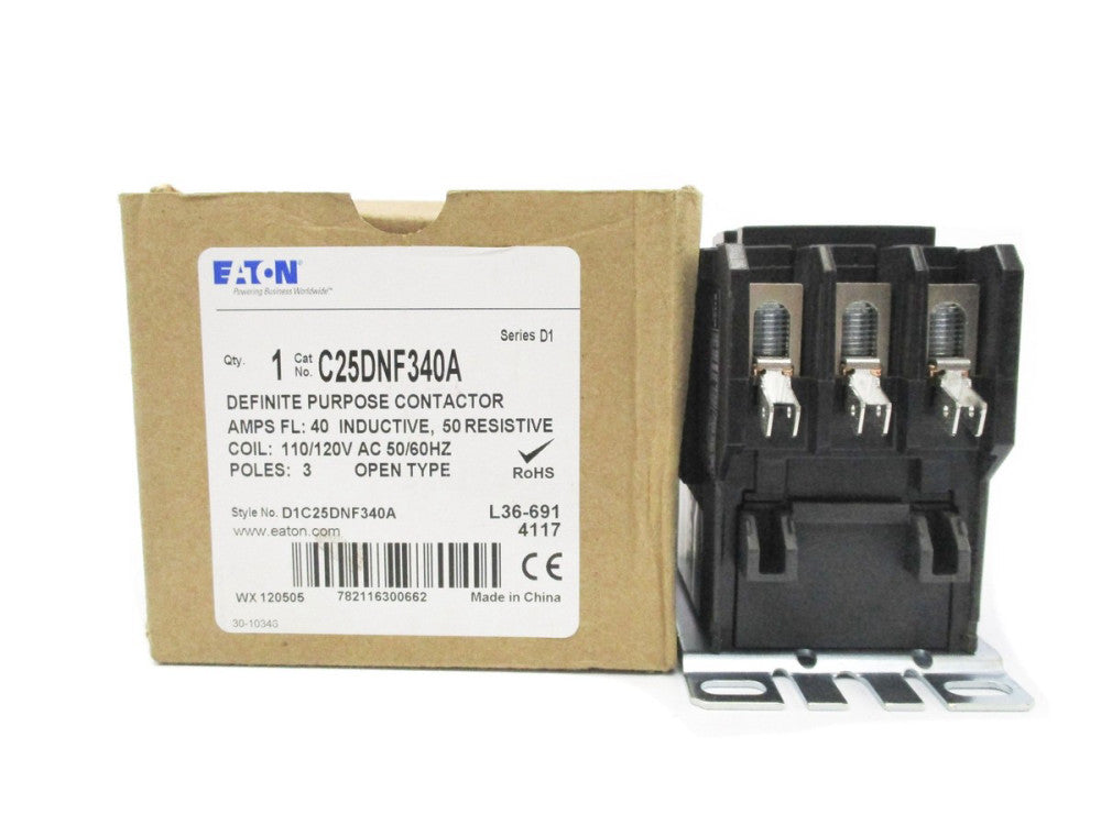 EATON C25DNF340A SER. D1 110/120V 40A NSMP