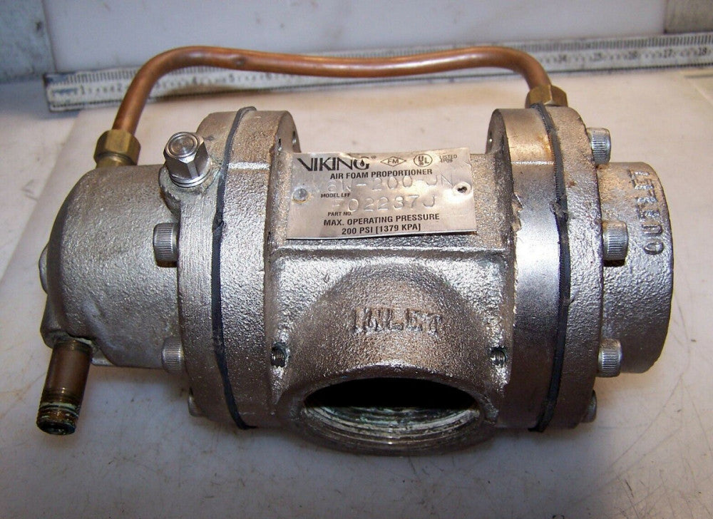 VIKING 2" NPT AIR FOAM PROPORTIONER MAX PRESSURE 200 PSI  6W-200-JN