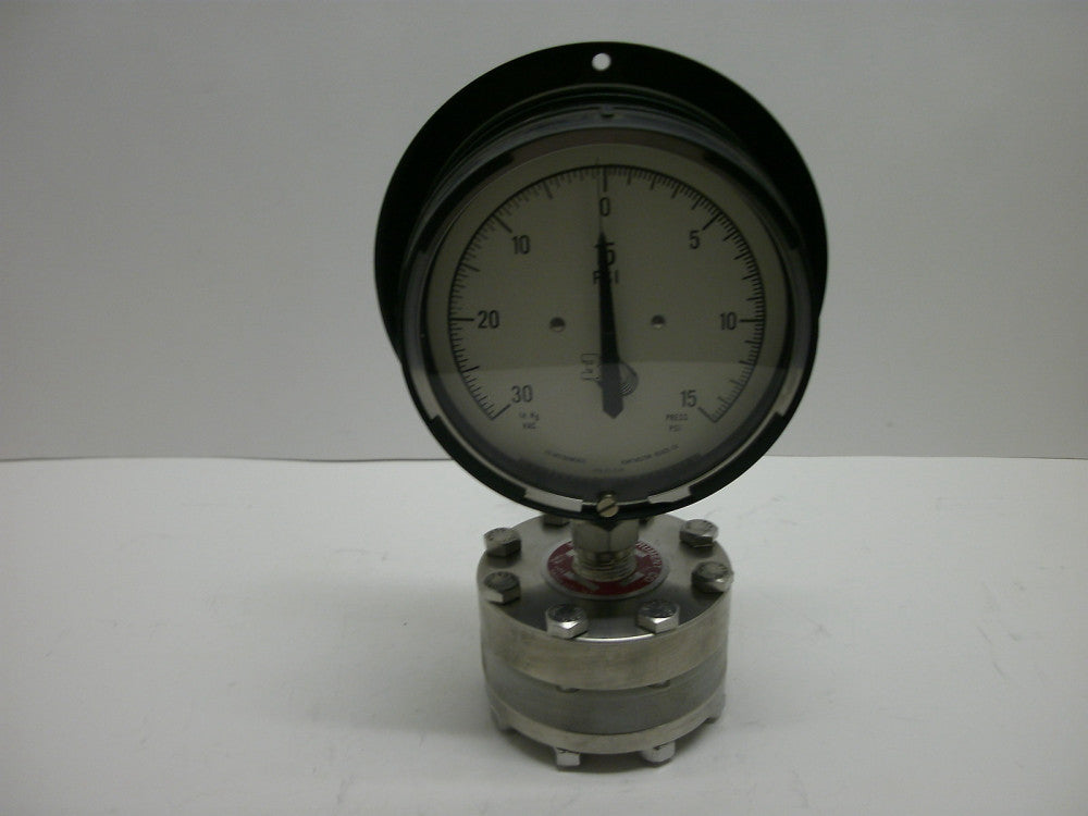 HYETT/3D 42MW DIAPHRAM SEAL 25104-21C31-CJK VAC. 0-30 & 0-15 PSI GAUGE