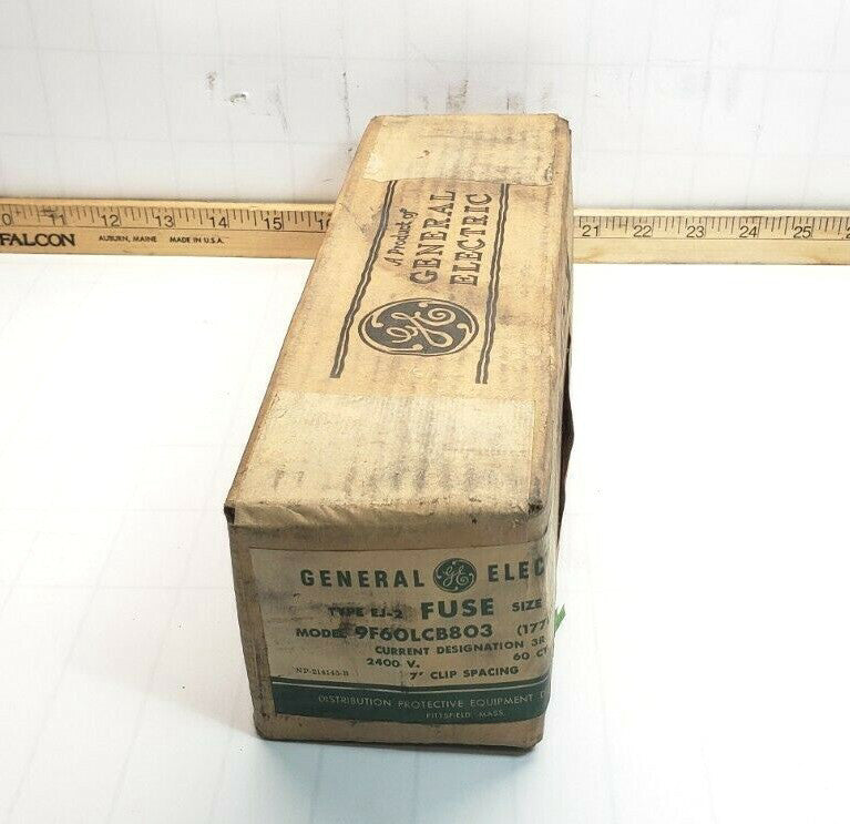 NEW GENERAL ELECTRIC EJ-2 SIZE D FUSE 2400V TYPE 3R  9F60LCB803