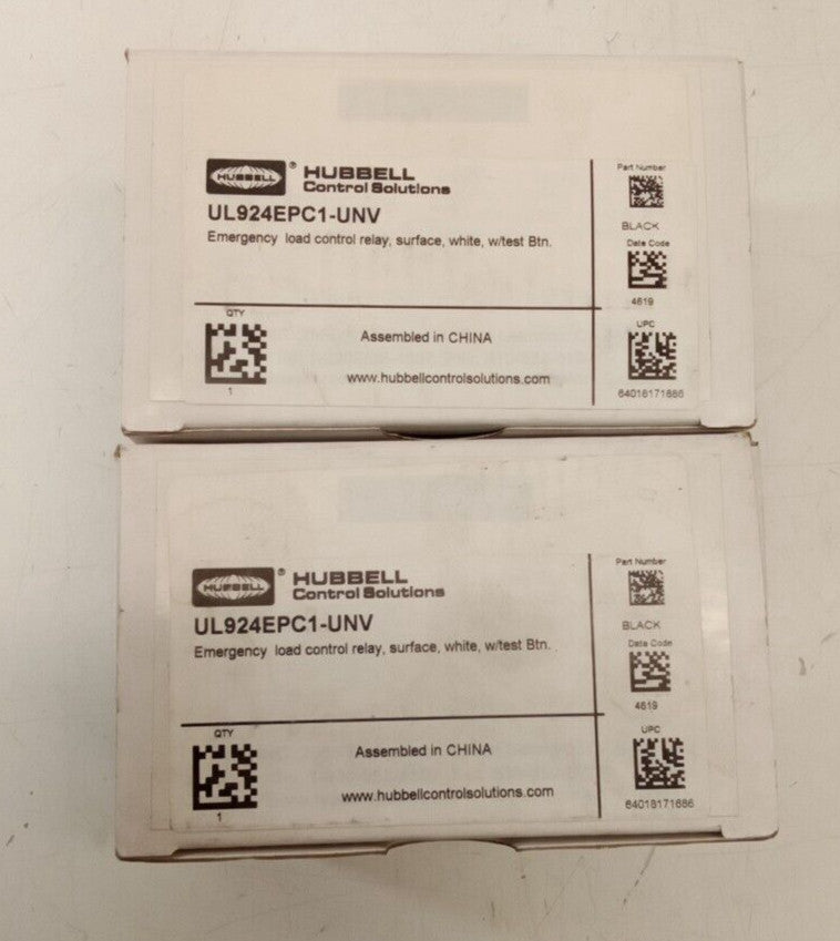 Hubbell Emergency Load Control Relay UL924EPC1-UNV 