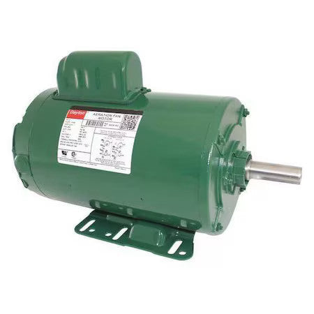 Dayton 4K061 Capacitor-Start Aeration Fan Motor, 2 Hp, 115/230V Ac Voltage,