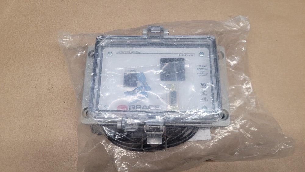 GracePort P-R2R3-M3R0 Panel Interface Connector w/ Cat 5e RJ45 / DB9 Serial 10'