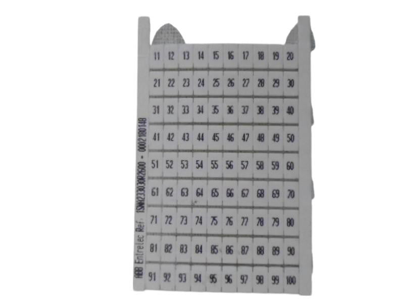 ABB 1SNA233030R2600-0002180148 MARKER CARD NSNP