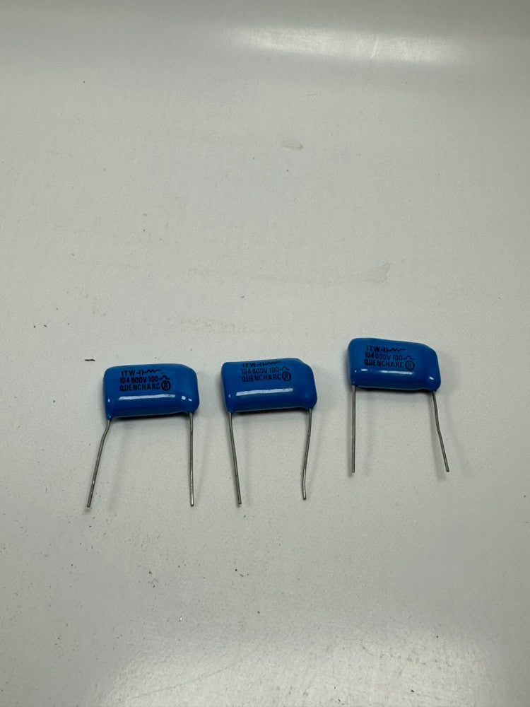 ITW Quencharc 104 600V 100ohms Resistors (Lot of 3) New Fast Ship