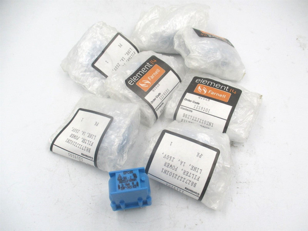 EPCOS (B82722J2102N001) 10 mH @ 10 kHz 2 Line Common Mode Choke - Lot of 8 