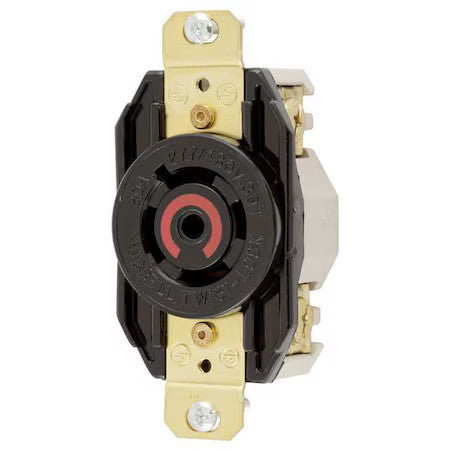 Hubbell Wiring Device-Kellems Hbl2520 Locking Receptacle, L22-20R, 20 A,