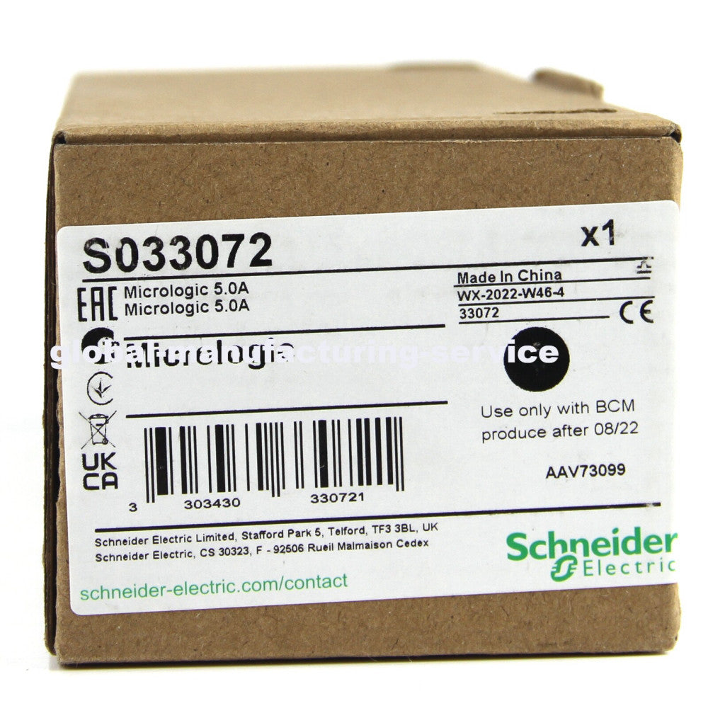 NEW SCHNEIDER 33072 Air High Current Circuit Breaker Control Unit
