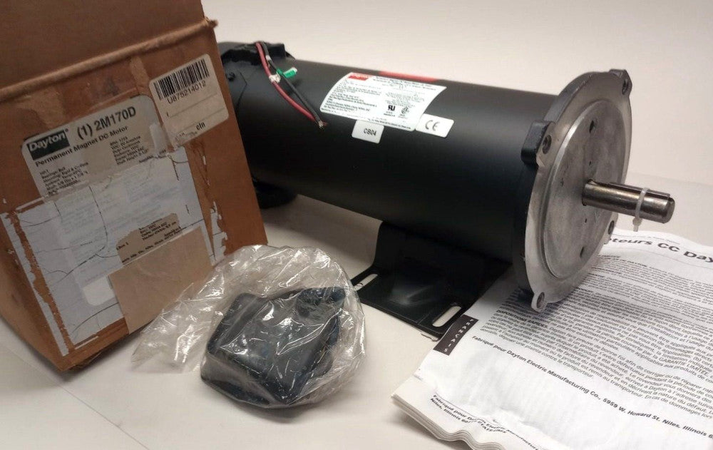 Dayton 2M170D Permanent Magnet DC Motor 1hp 90VDC 1725rpm