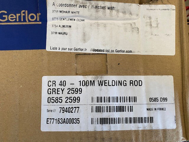 Gerflor CR 40 - 100M Welding Rod 0586, Grey (NEW)