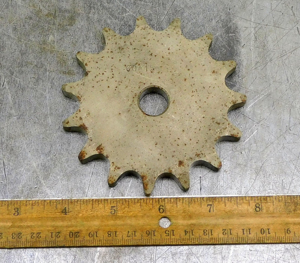 Martin 60A15 A-Plate Roller Chain Sprocket #60 15 Teeth 1/2" Bore