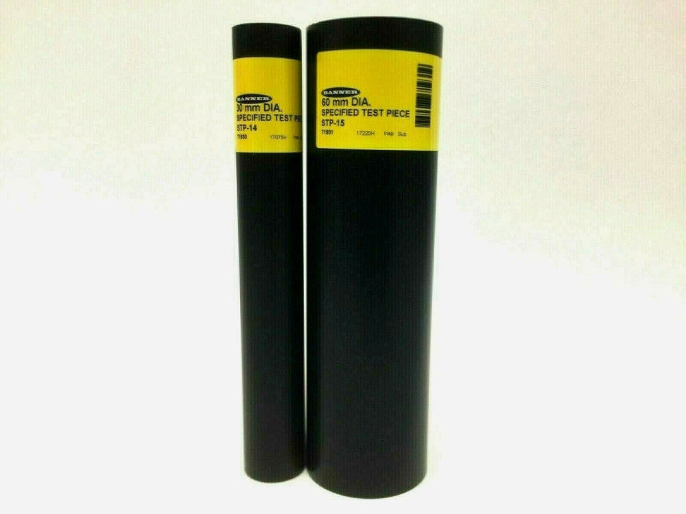 Banner Engineering STP-14 30 mm  & STP-15 60 mm Specified Test Pieces  