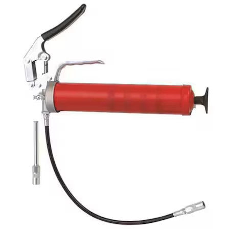 Westward 45Ct45 Grease Gun,5000 Psi,Red,18 In.