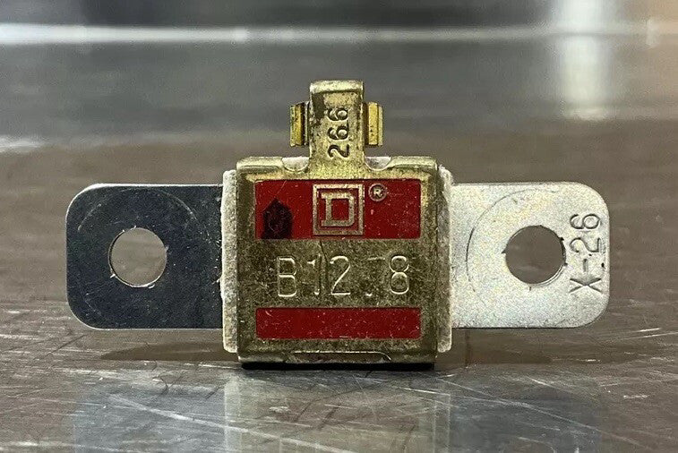 Overload Relay Heater Thermal Unit Square D B12.8 (No Box) NOS Surplus