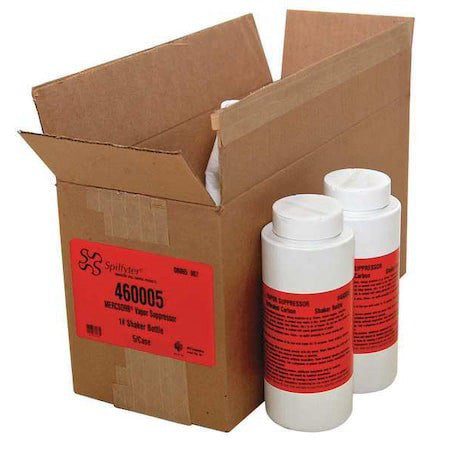 Spilfyter 460005 Vapor Supressor,Mercury,450G Shaker Btl, Pk5