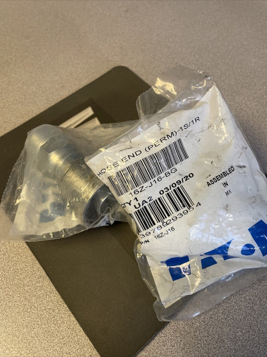 (2) BRAND NEW 16Z-J16-BG Eaton Weatherhead 16Z-J16-BG Z Series