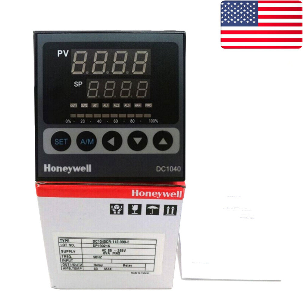 New & Genuine HONEYWELL DC1040CR-112000-E Temperature Controller - US Stock