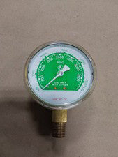 ESAB PN 999446 4000 psi Gas Regulator Gauge 2.5" Green Dial....B16