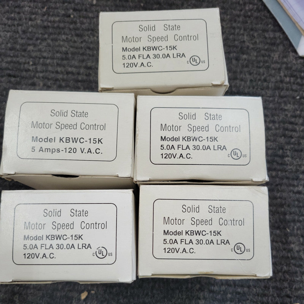 1 KBWC-15K 120V Variable Speed Fan Control