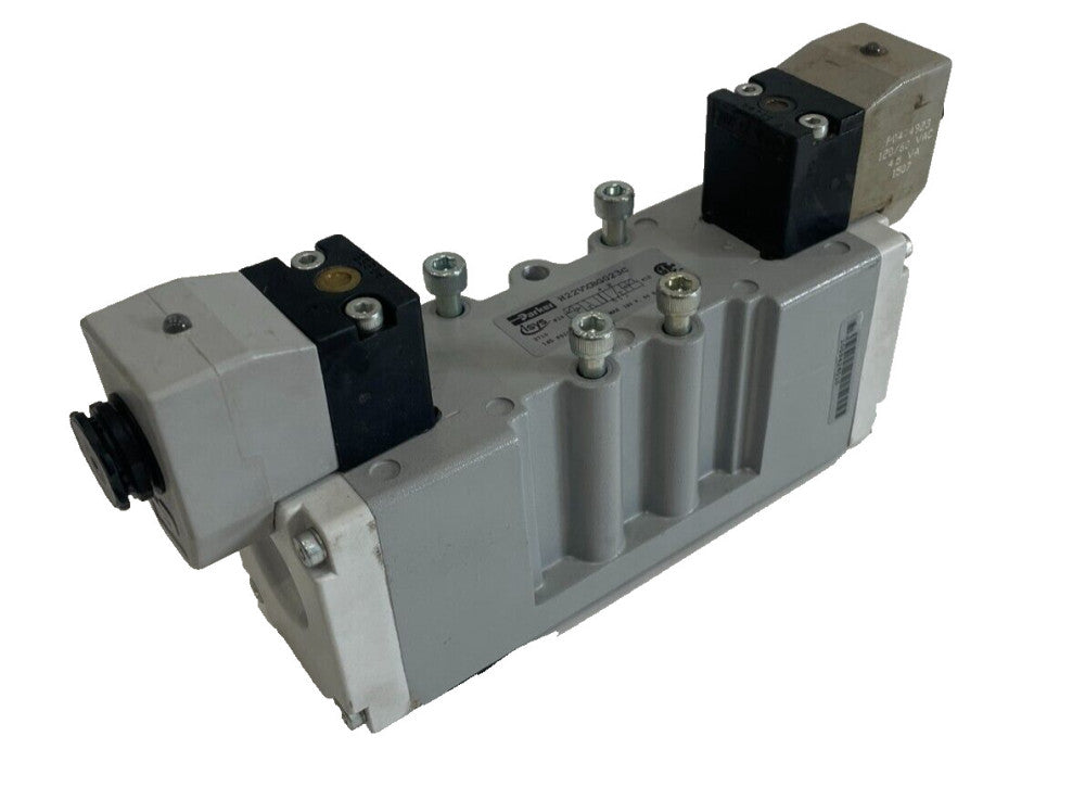 USED PARKER H22VXBG023C PNEUMATIC SOLENOID VALVE