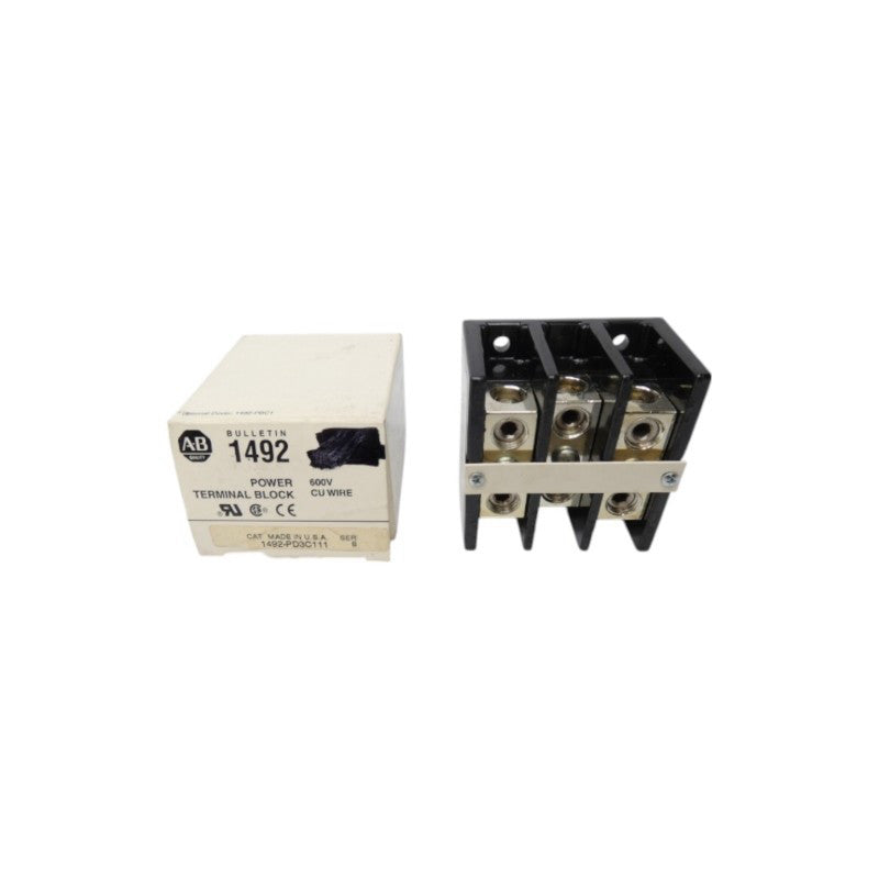 ALLEN BRADLEY 1492-PD3C111 SER. B 600V 150A (WH) NSMP