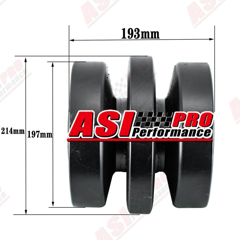 Track Roller Bottom Roller fit Bobcat T870 CTL Heavy Duty Undercarriage Black