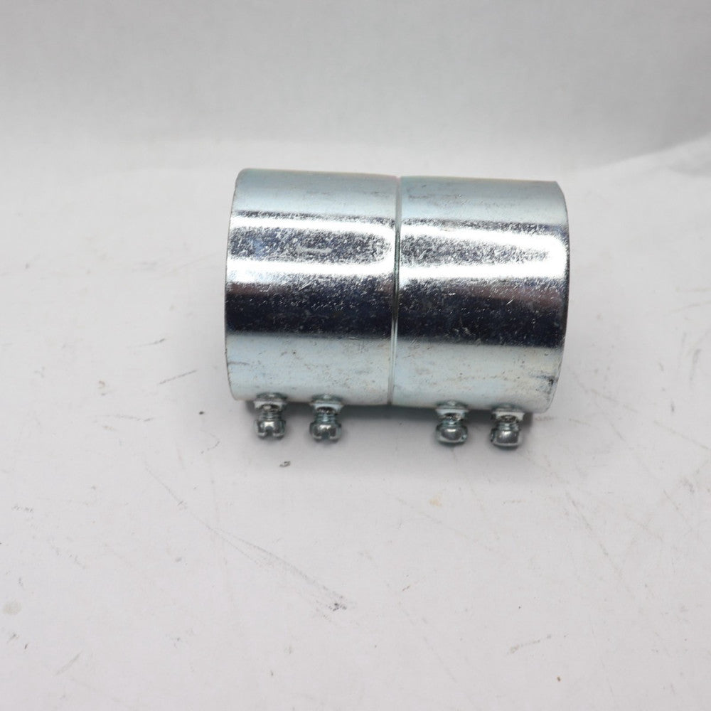 Screw Coupling Conduit Zinc Plated Steel With 2 Rigid Locknut 2"