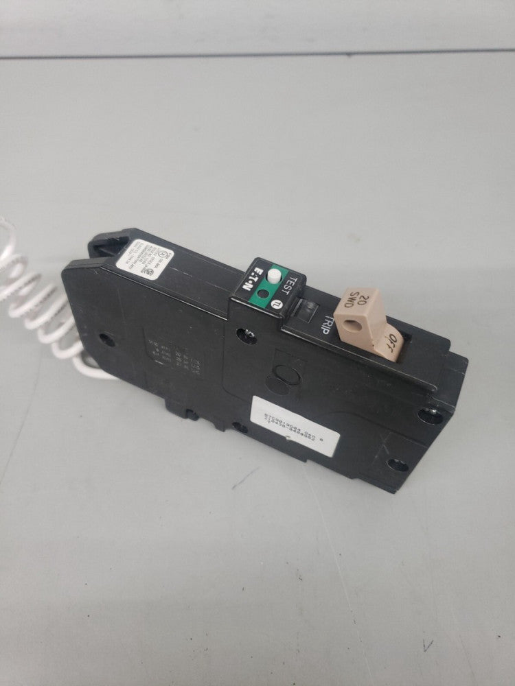 1) New Take Out! Eaton CHFN120AF 20 Amps Single Pole Circuit Breaker