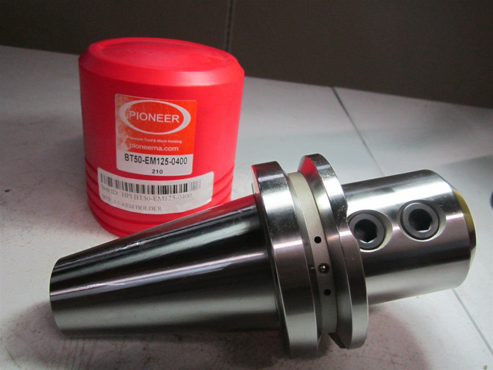Pioneer (210) BT50-EM125-0400 1-1/4 Diameter HSS End Mill Holder
