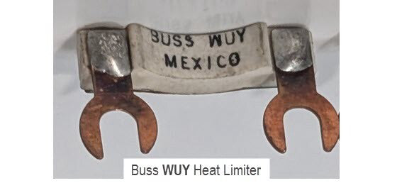 Buss WUY Heat Limiter Specialty Fuse, 30A, 600V, Fork Connector, W Series
